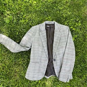 Grey Zara Blazer Size 4